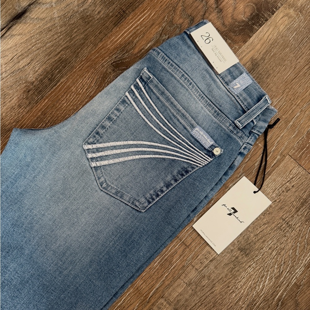 NWT 7 For All Mankind Tailorless Dojo Jeans 7FAMK - Picture 4 of 6